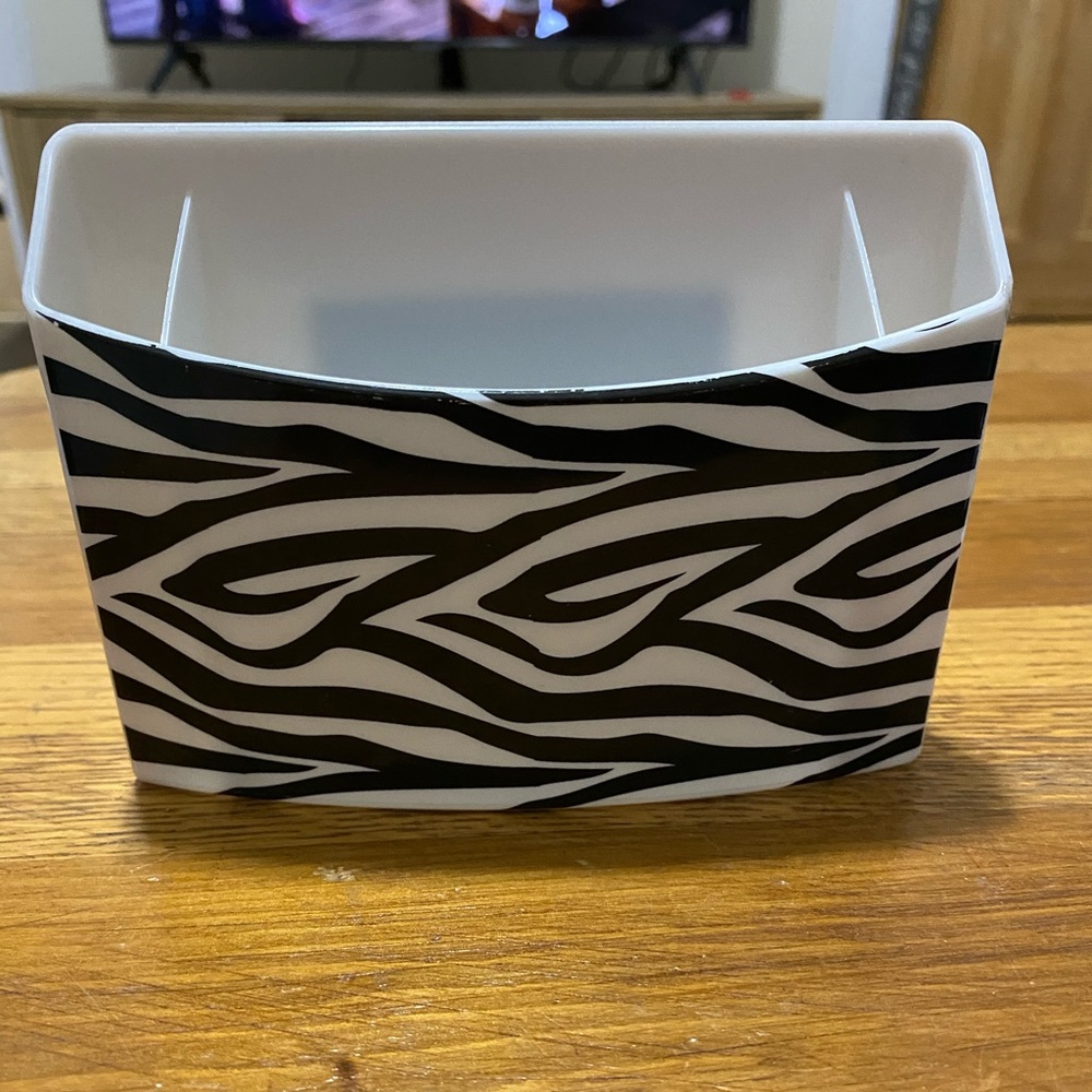 Zebra Print Storage Holder